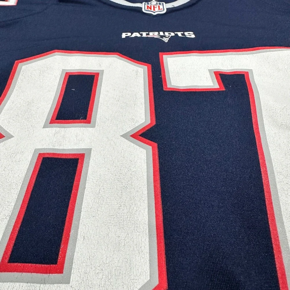 Nike Patriots Rob Gronkowski 87 Jersey Youth XL Navy Blue NFL New England